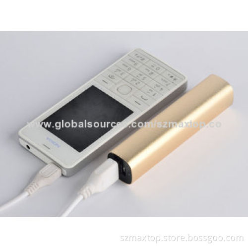 Portable Power Bank Charger, with Color Options, 2,200mAh Battery Capacity, CE, FCC, RoHS